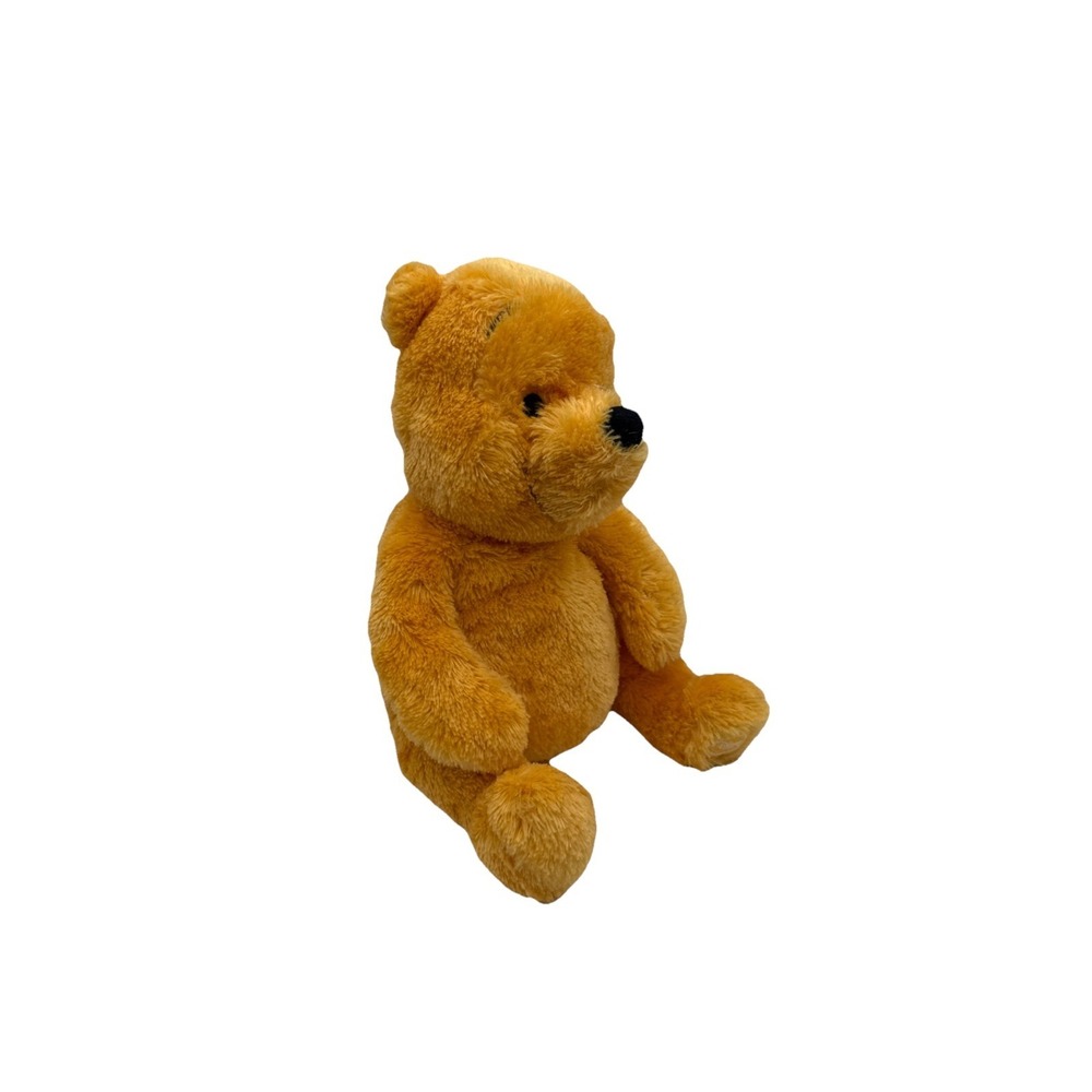 Winnie The Pooh Plush Stuffed Toy 11" Classic Sitting Disney Store Vintage EUC